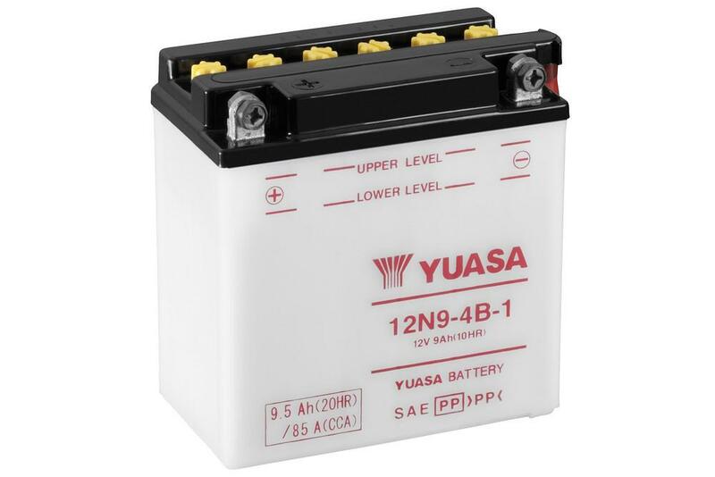 YUASA YUASA konventionellt YUASA-batteri utan syrapaket - 12N9-4B-1 Batteri utan syrapaket Figur 2