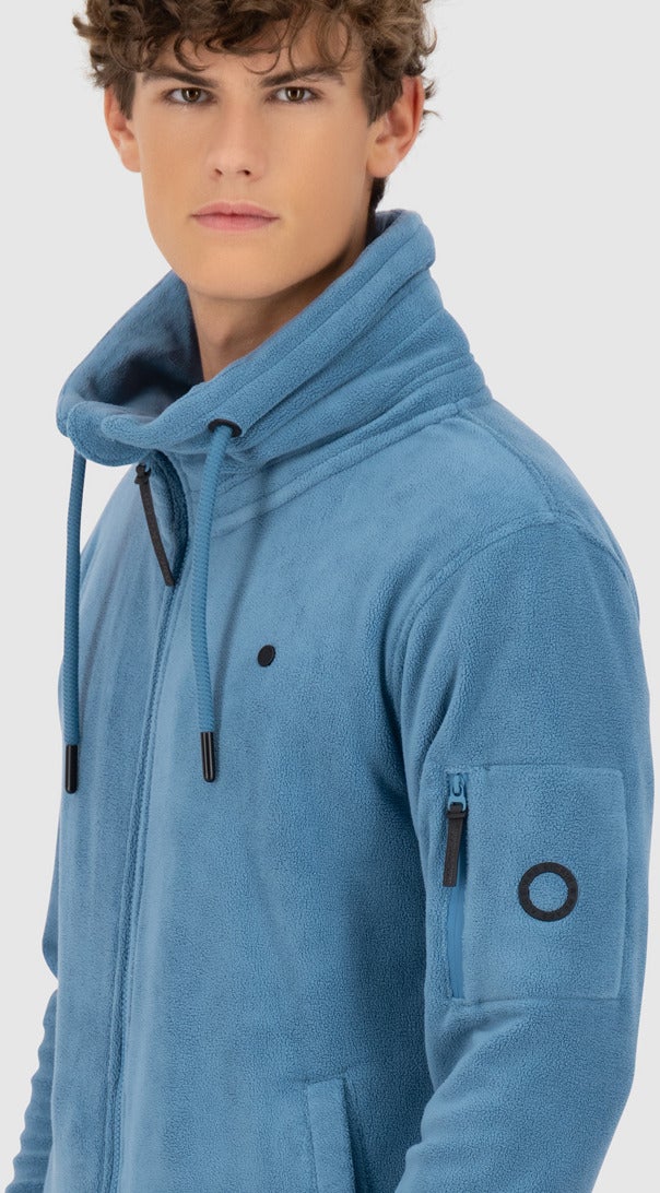 Alife And Kickin EliasAK F Fleece Zip Sweatshirt Zip Sweatshirt blue XL Figure 5