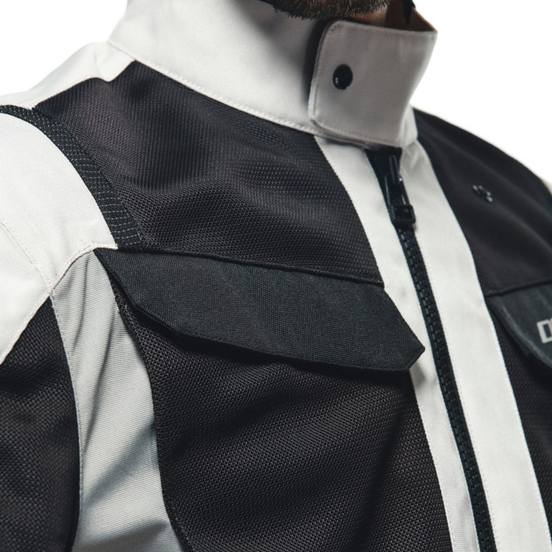 Dainese Desert Tex Motorcycle Textile Jacket black/beige 52 Figure 8