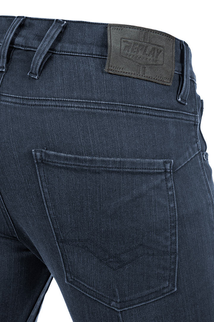 Replay Fender Jeans da moto blu scuro Short 33 Figura 7