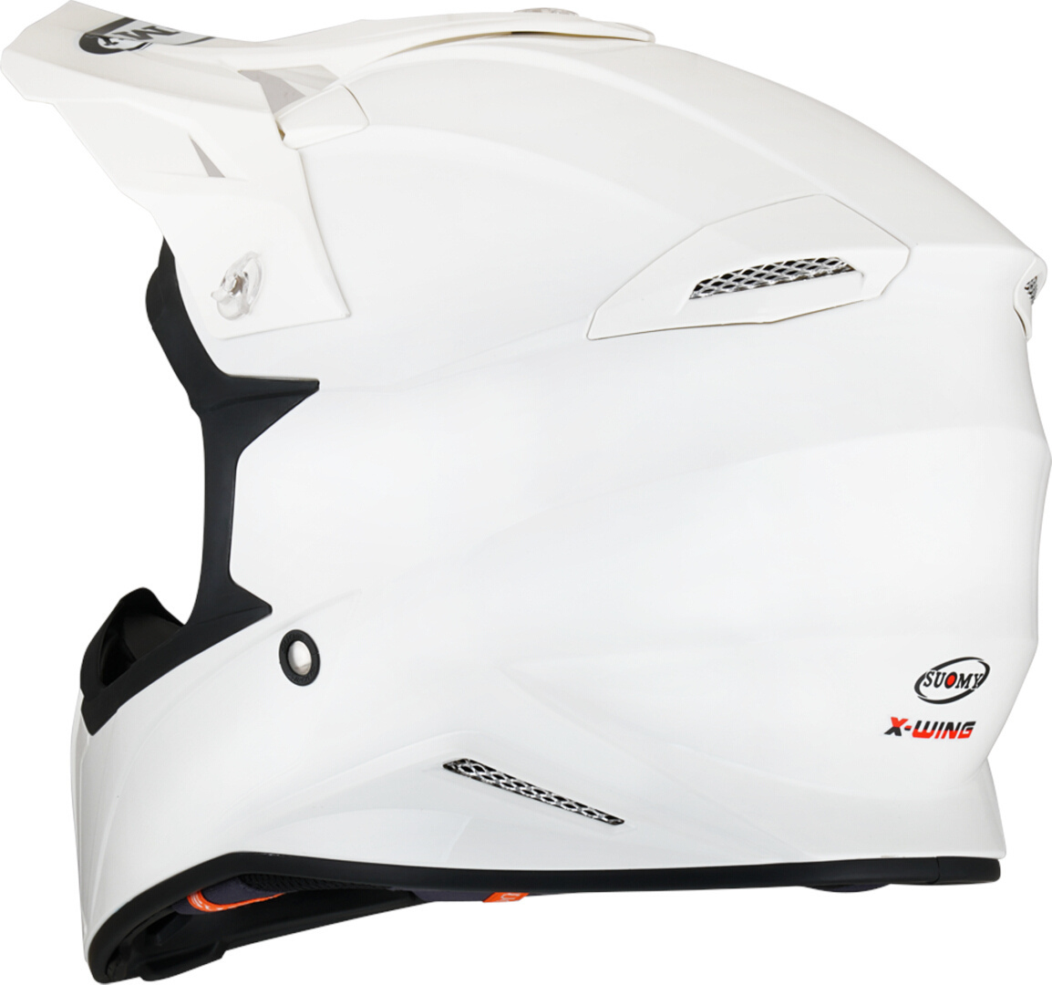 Suomy X-Wing Plain E06 Motocross hjälm Vit XXL (63) Figur 3
