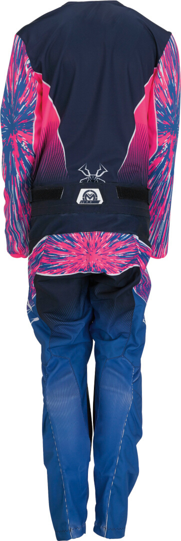 Moose Racing Agroid 2022 Motocrosströja för ungdomar rosa/blå XS Figur 3