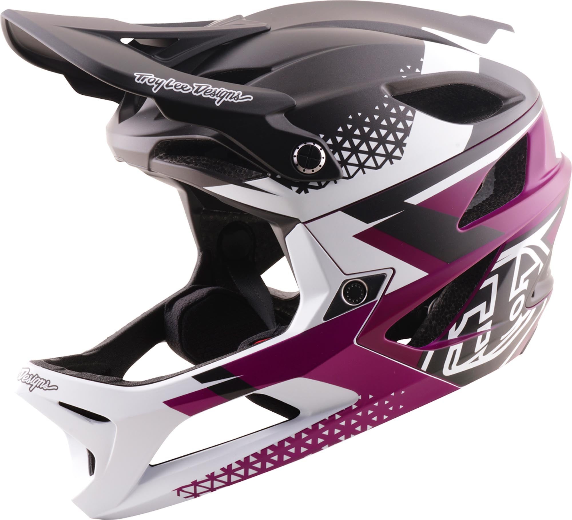 black/white/fuchsia