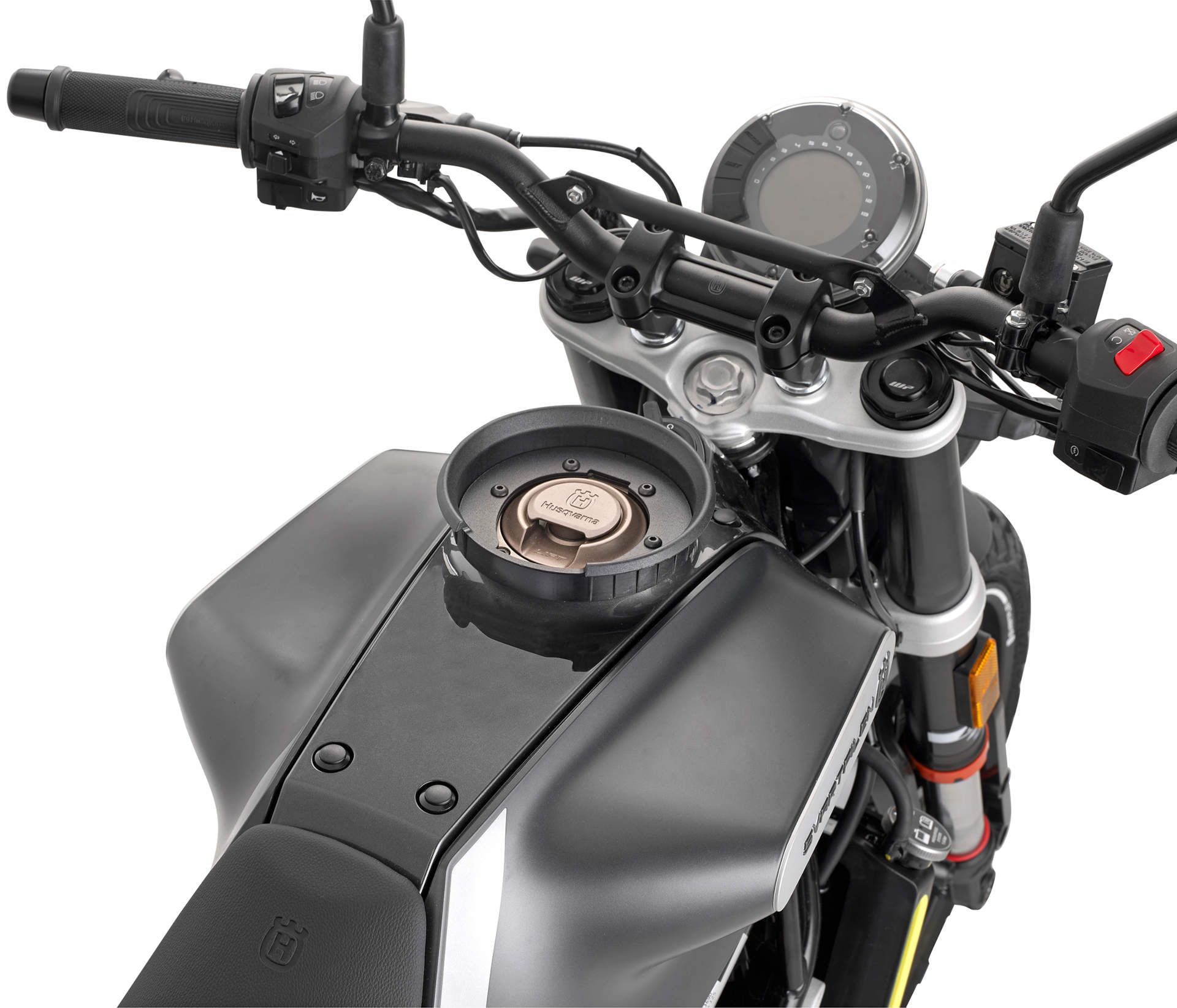 GIVI Tankbefestigung für Tanklock/TanklockED Tankrucksäcke für Husqvarna Svartpilen 125/401 Figur 1