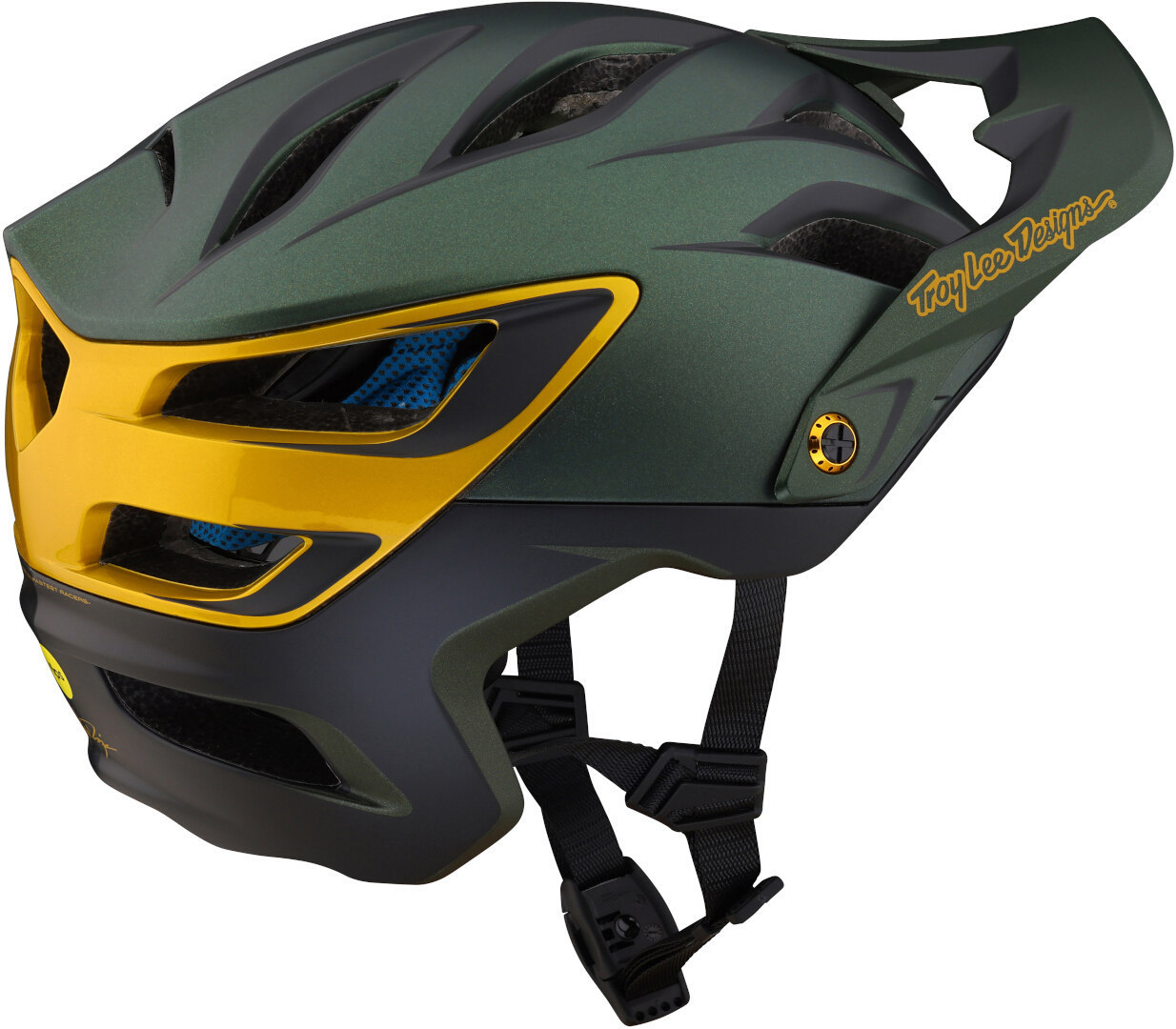 Troy Lee Designs A3 Uno MIPS Casque de vélo Vert/Noir M/L Figure 4