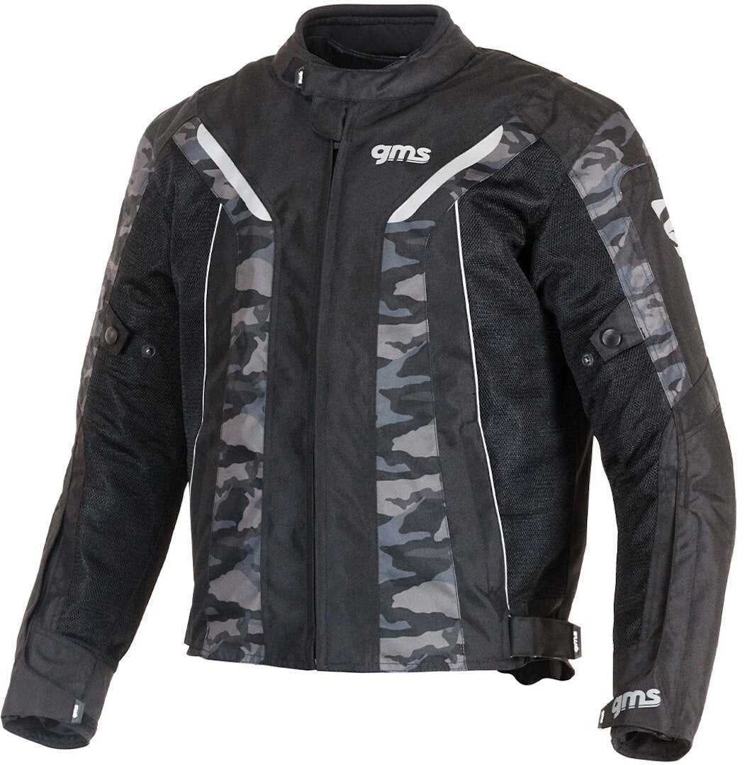 GMS Meshblouson Ventura Motorcycle Textile Jacket black/camouflage XL Figure 1