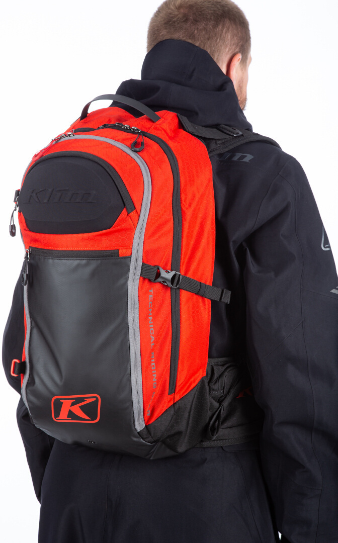 Klim Krew 22 Rucsacul cu snowmobile Roșu/Negru Figura 3