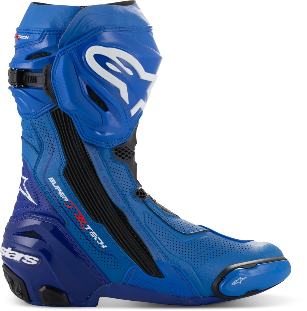 Alpinestars Supertech R Vented Motorcycle Boots blue/black 41 Figure 4