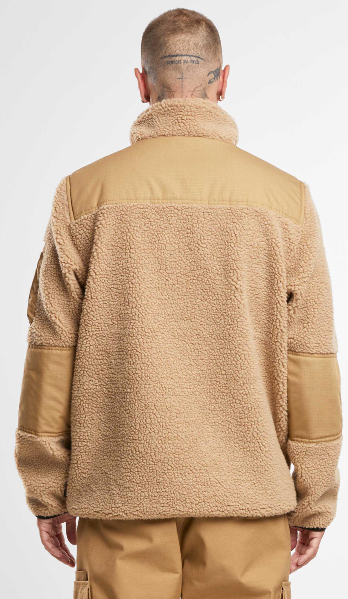 Brandit Ramble Teddyfleece ジャケット ラクダ L 図5