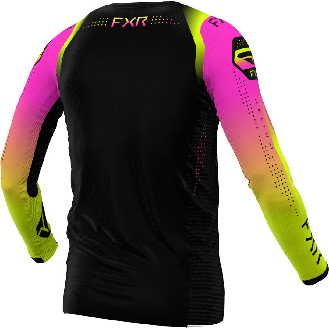 FXR Helium 2024 Motocross trøje sort/pink/gul XL Figur 3