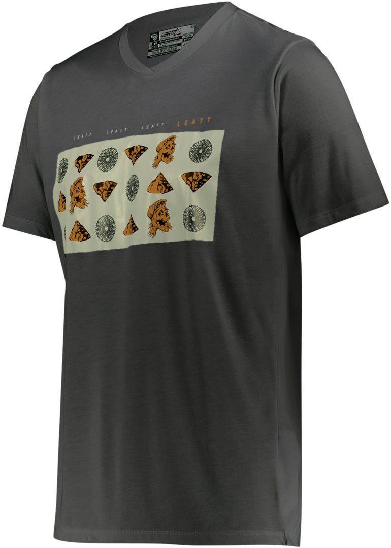 Leatt MTB All Mountain 2.0 Symbol Short Sleeve Bicycle Jersey dark grey M Figure 2