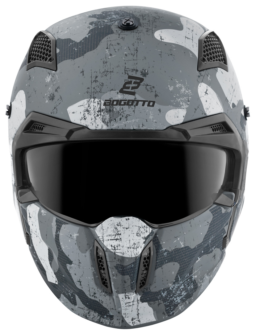 Bogotto Radic Camo 22.06 Hjälm White Matt XL Figur 20