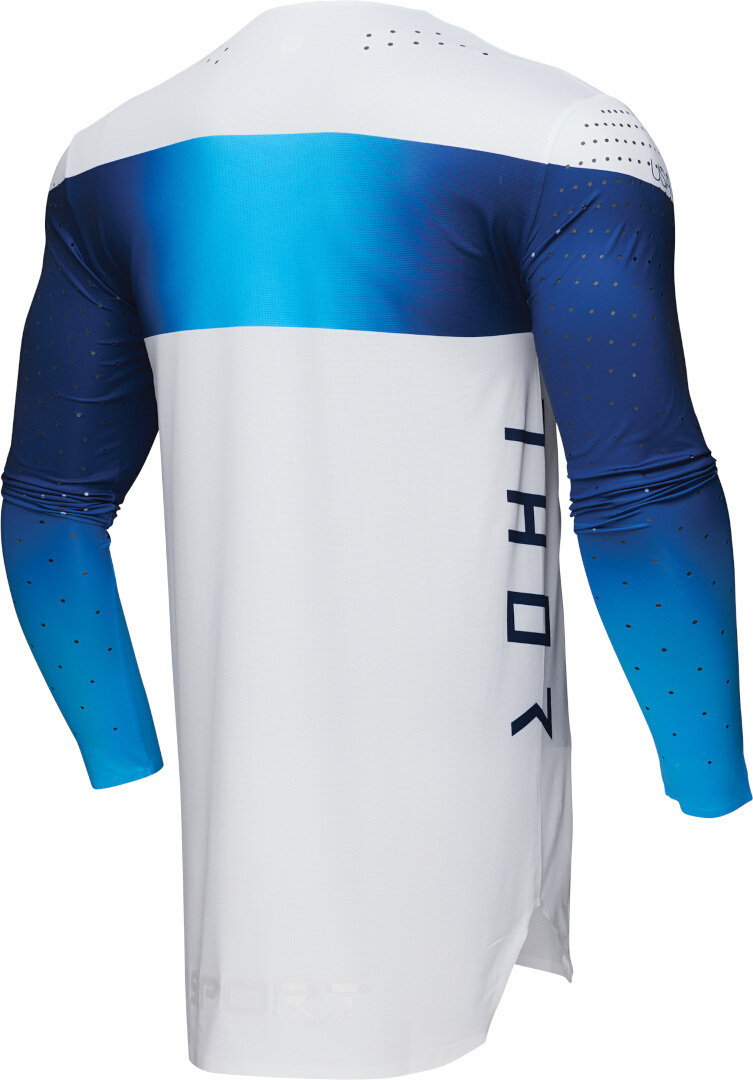 Thor Sportmode Strike Motocross Jersey white/blue M Figure 3