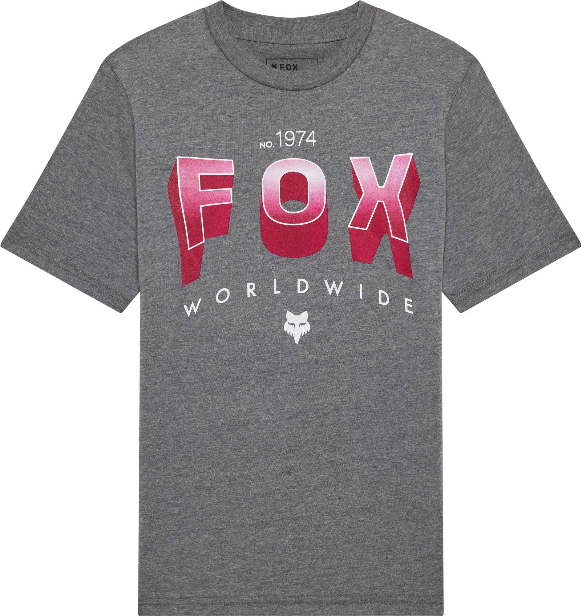 FOX Block Jeugd-T-shirt Donkergrijs YL Figuur 1