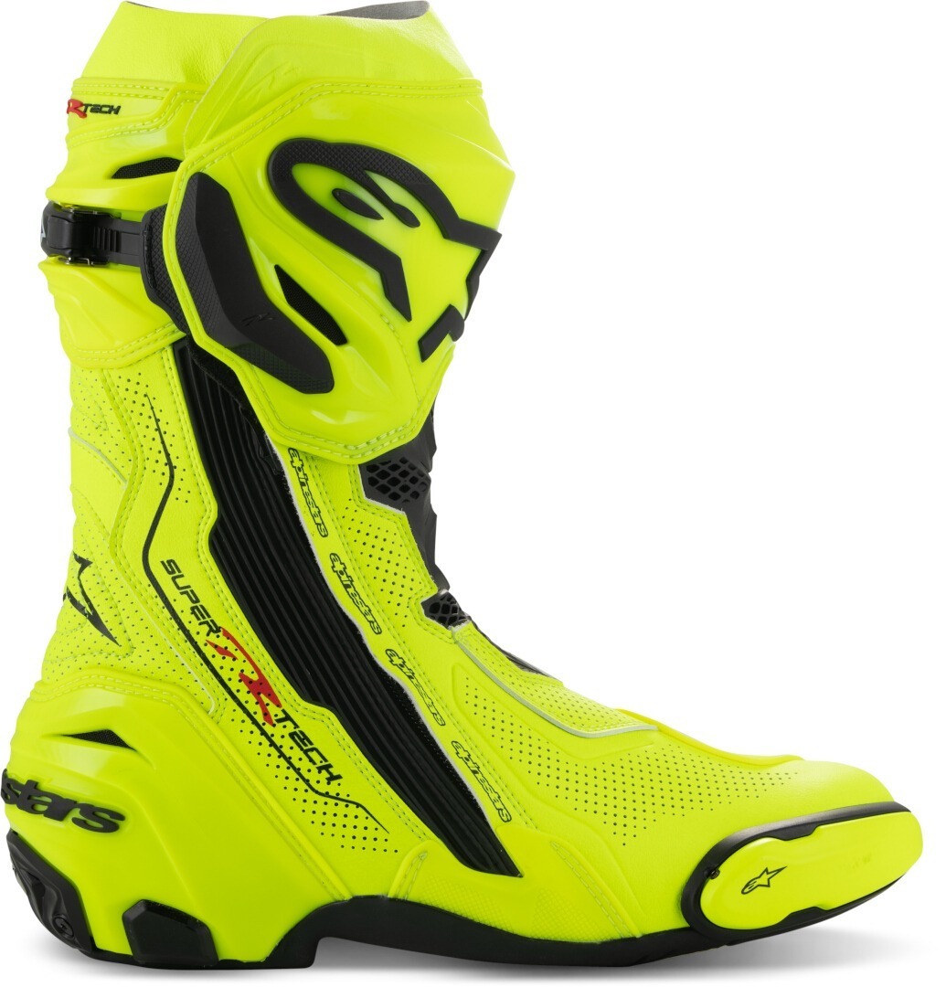 Alpinestars Supertech R Vented Motorcycle Boots yellow/black 41 Figure 4