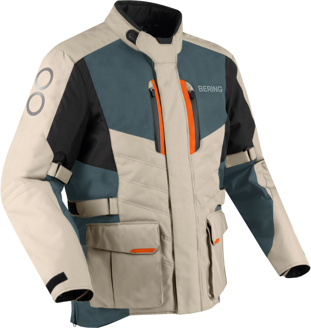 Bering Siberia Jachetă textilă impermeabilă pentru motociclete bej S Figura 1