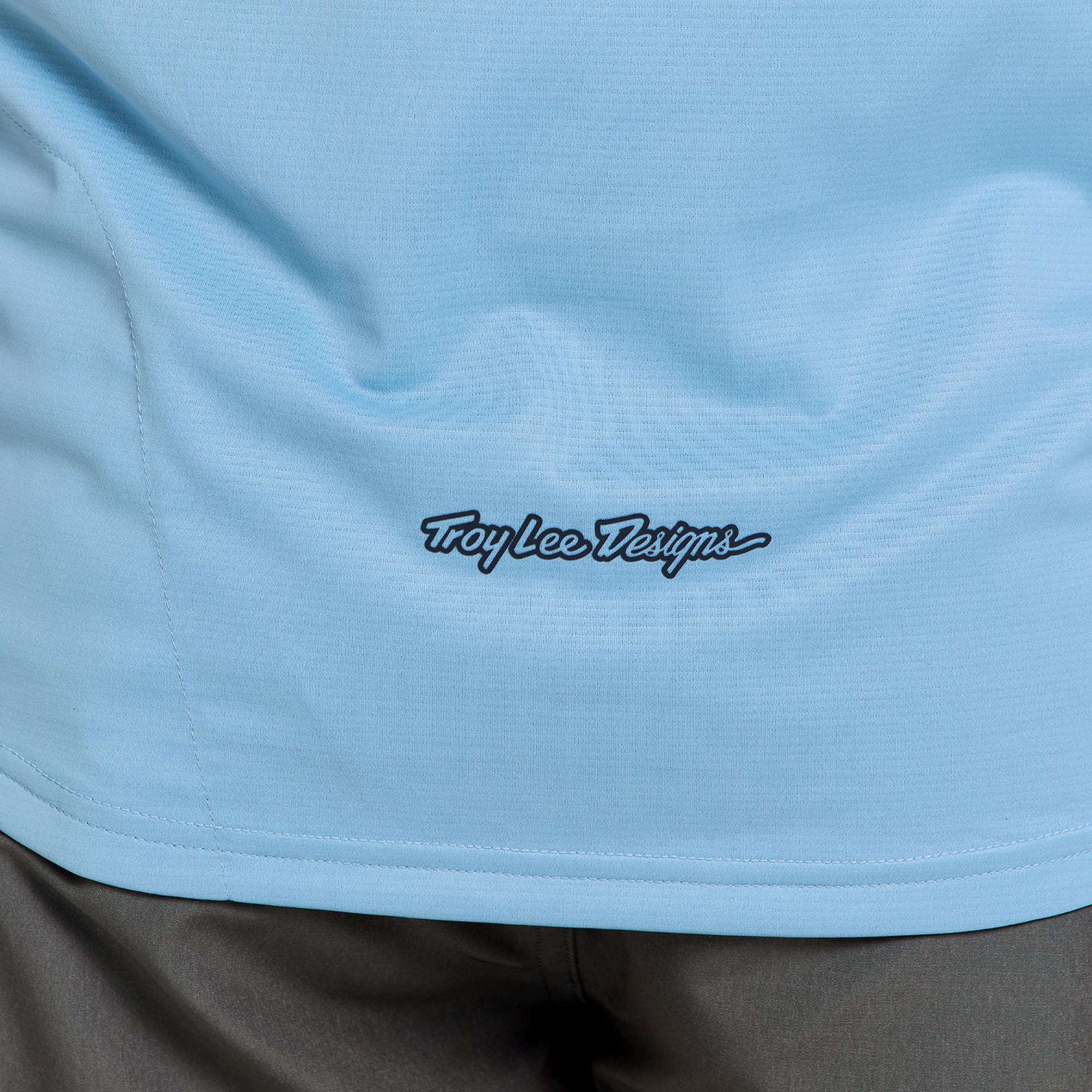 Troy Lee Designs Skyline Pro Mono Short Sleeve Bicycle Jersey light blue S Figure 7