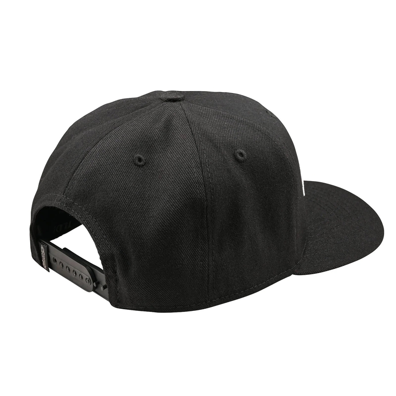 Troy Lee Designs Böjd Snapback Signature Hatt - Svart Figur 3