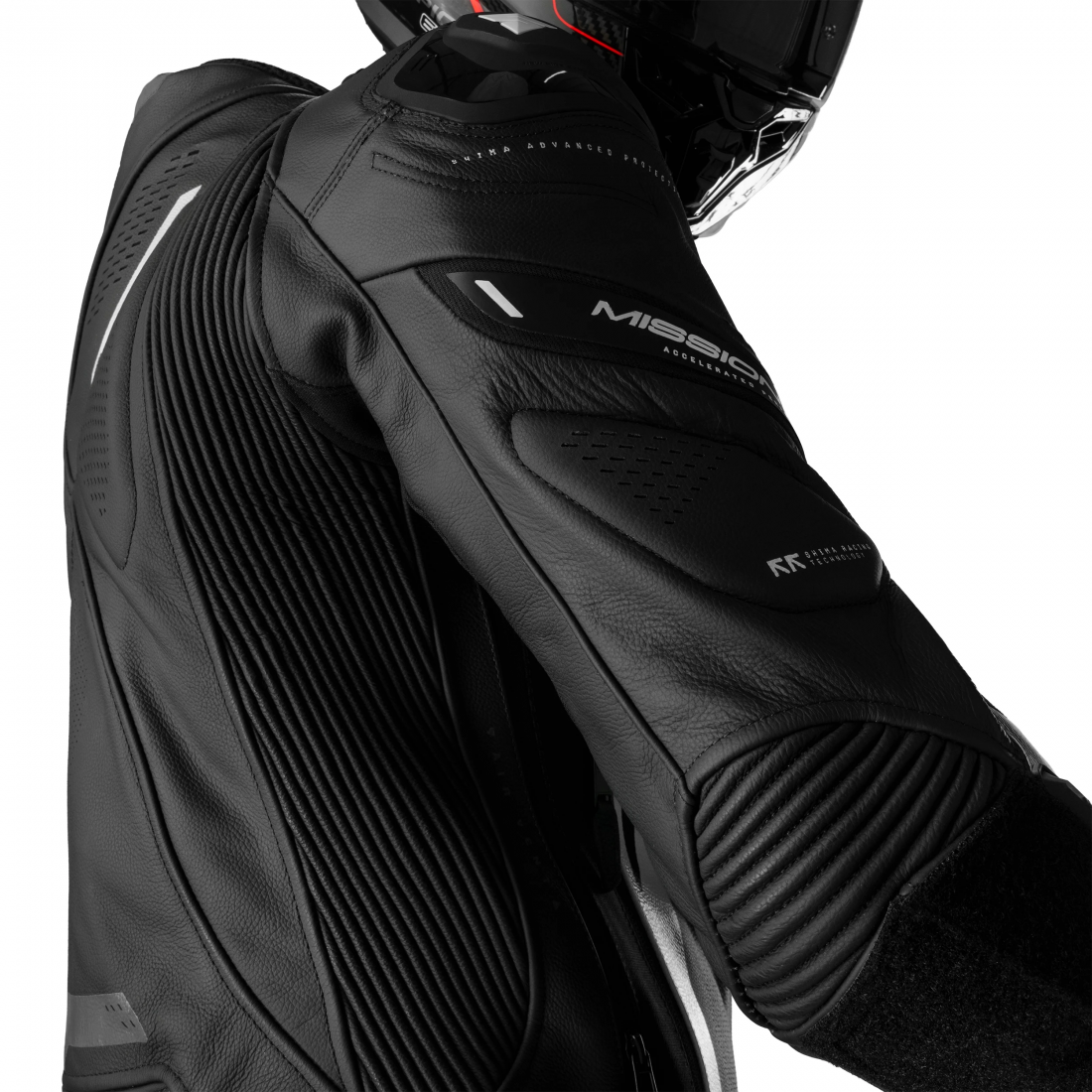 SHIMA Mission ST Jachetă de piele de motocicletă alb/negru 56 Figura 9