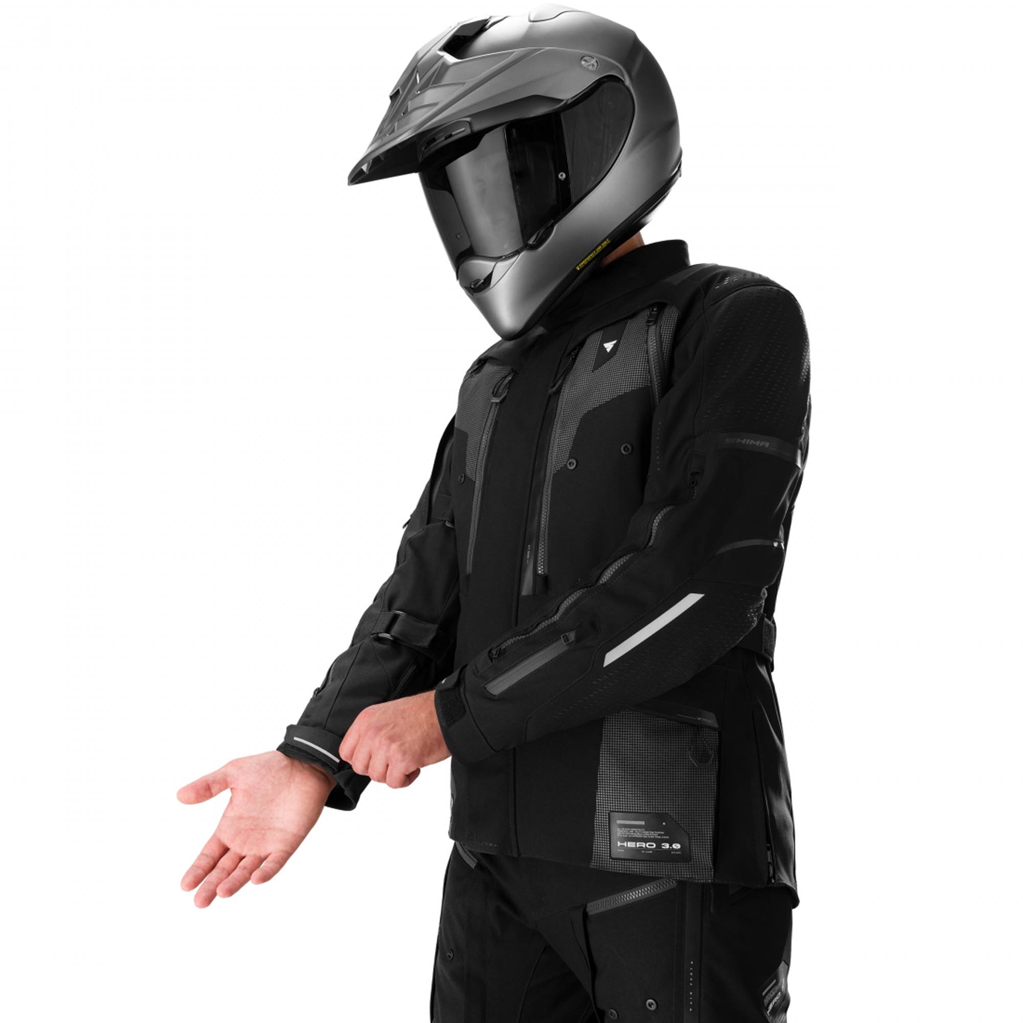 SHIMA Hero 3.0 Motorrad Textiljacke schwarz S Abbildung 7