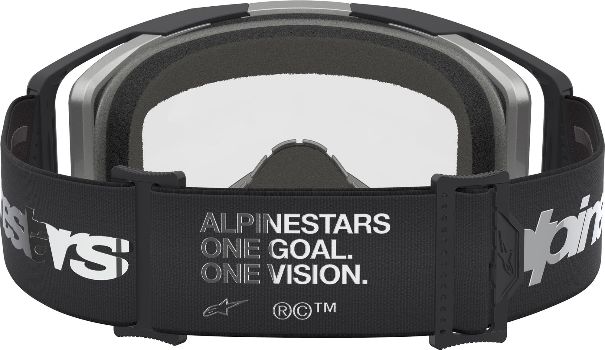 Alpinestars Vision 8 Amber Gogle motocrossowe /Srebrny Rysunek 2