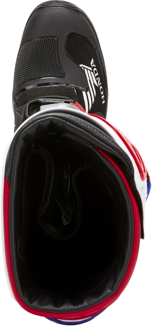 Alpinestars Honda Tech 7 Enduro Drystar vattentäta motocross stövlar svart/vitt/rött/blått 7 (40,5) Figur 2