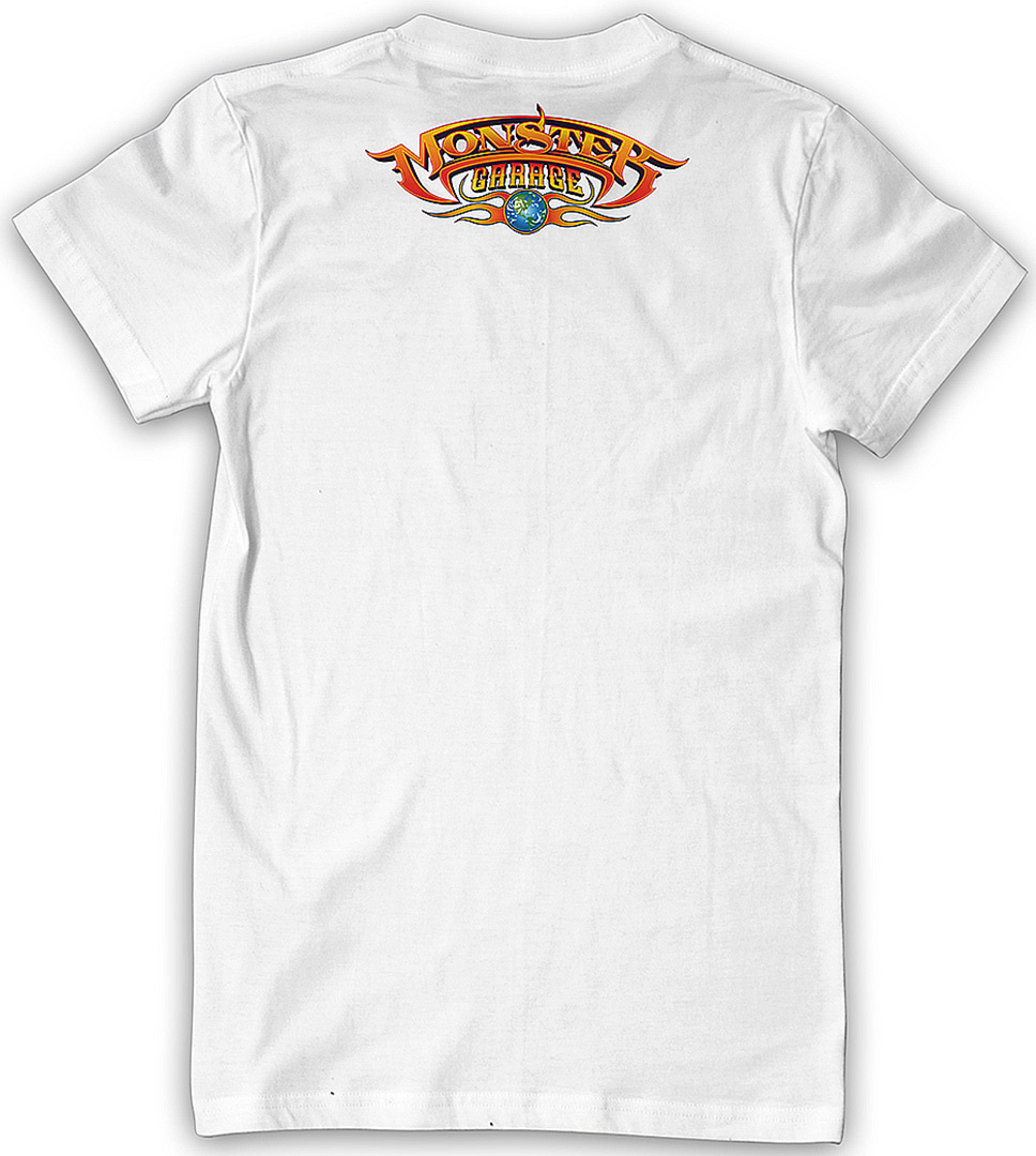 Monster Garage Basic Logo T-Shirt weiß L Abbildung 2