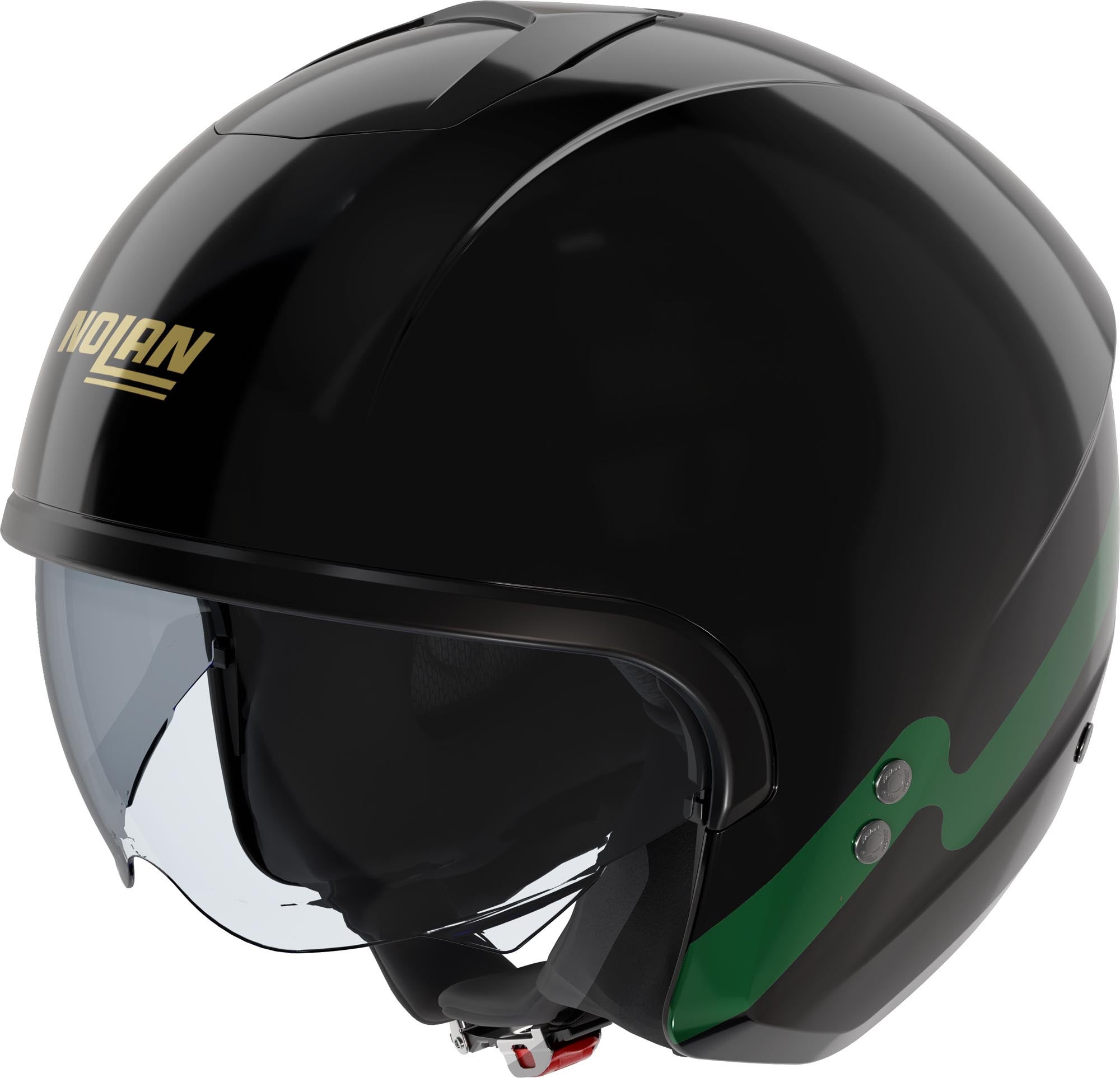 Nolan N20-2 Zefiro Jethjelm sort/grøn M (58) Figur 1