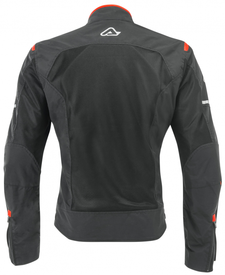 Acerbis Ramsey Vented Motorcycle Textile Jacket black/red 3XL Figure 2