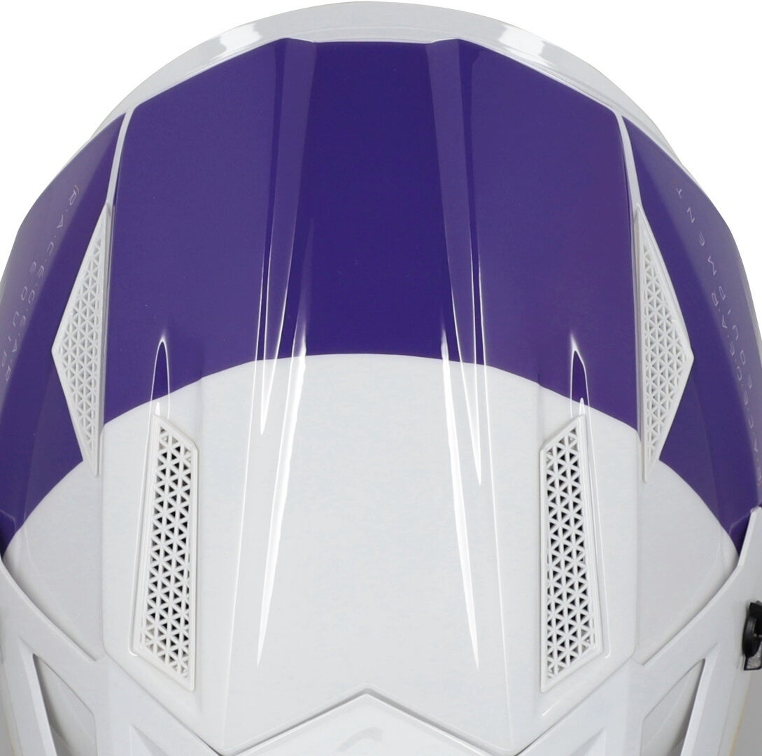 Acerbis T711 Capacete de motocross branco/roxo XL (61/62) Figura 8