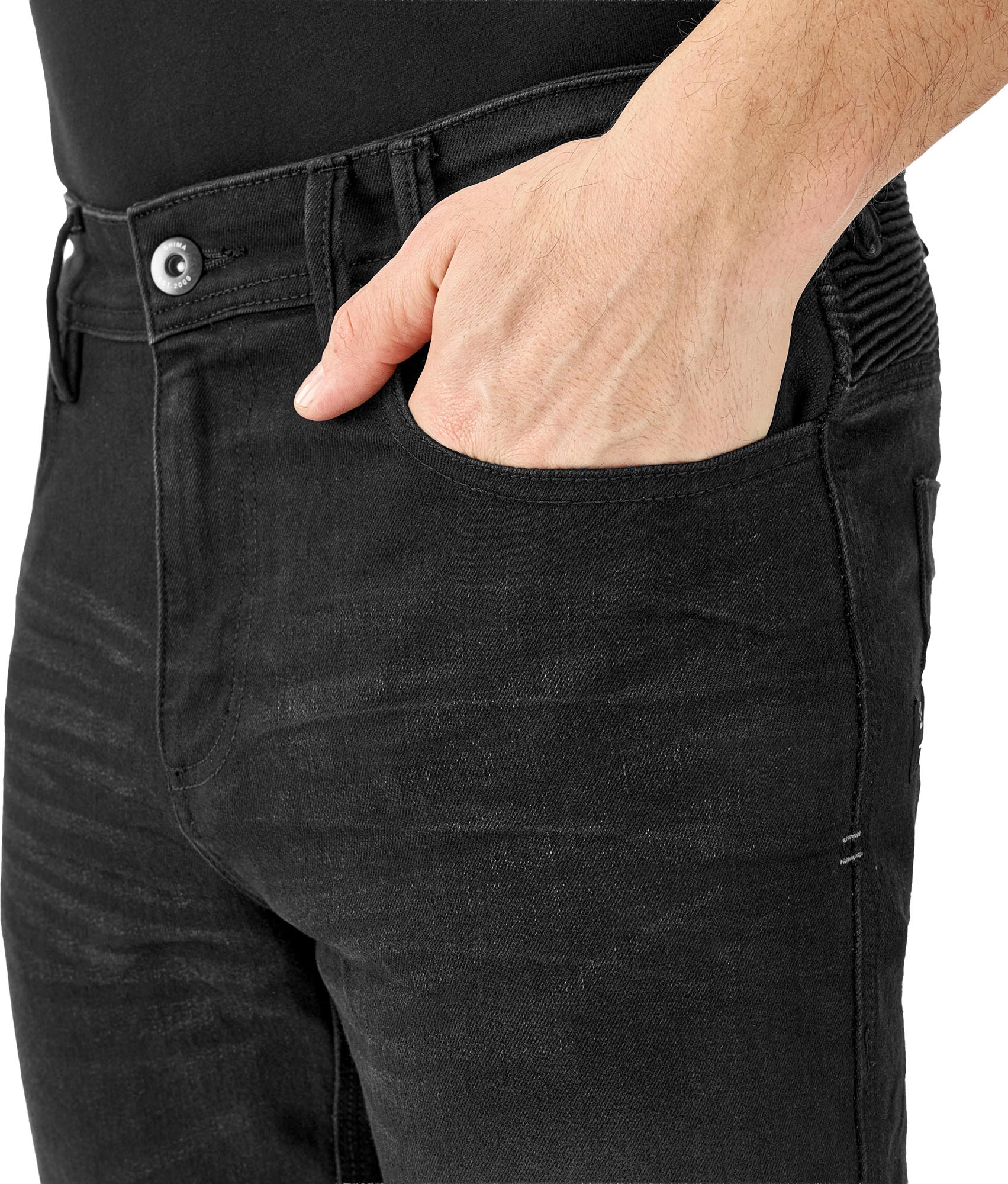 Side view of SHIMA Zenith Motorrad Jeans