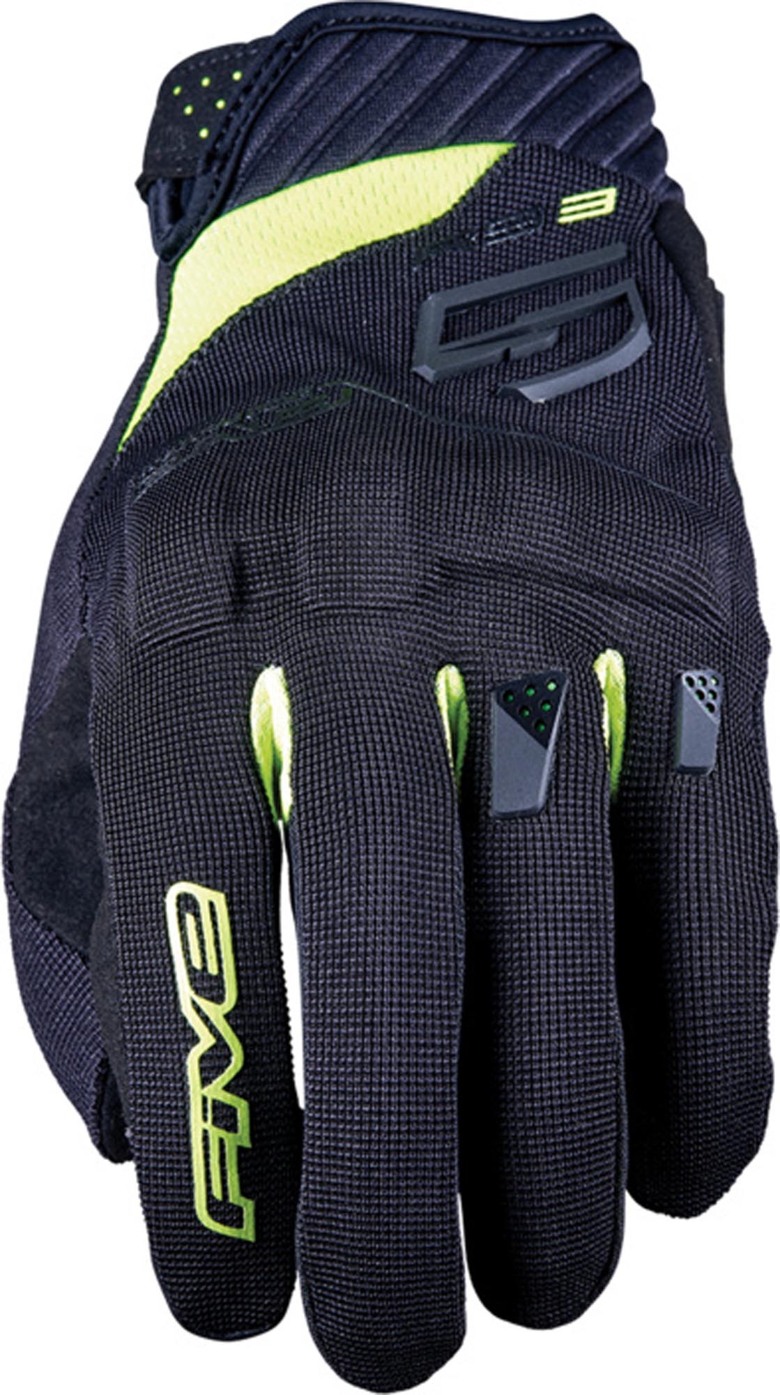 Five RS3 EVO Motorrad Handschuhe schwarz/gelb M Abbildung 1