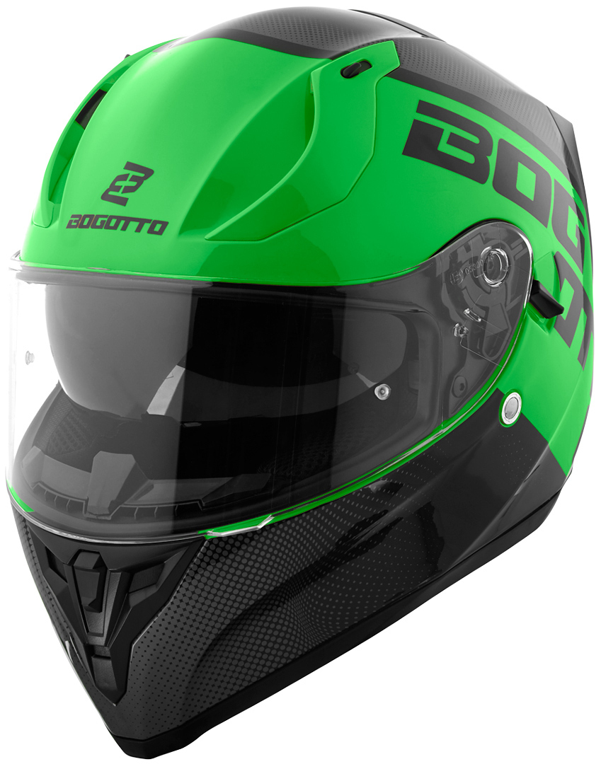 Bogotto V128 BG-X Cască Negru/Verde XS Figura 2