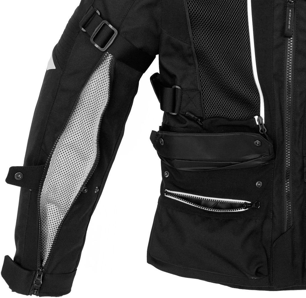 Spidi H2Out Allroad Motorcycle Textile Jacket black/grey L Figure 12