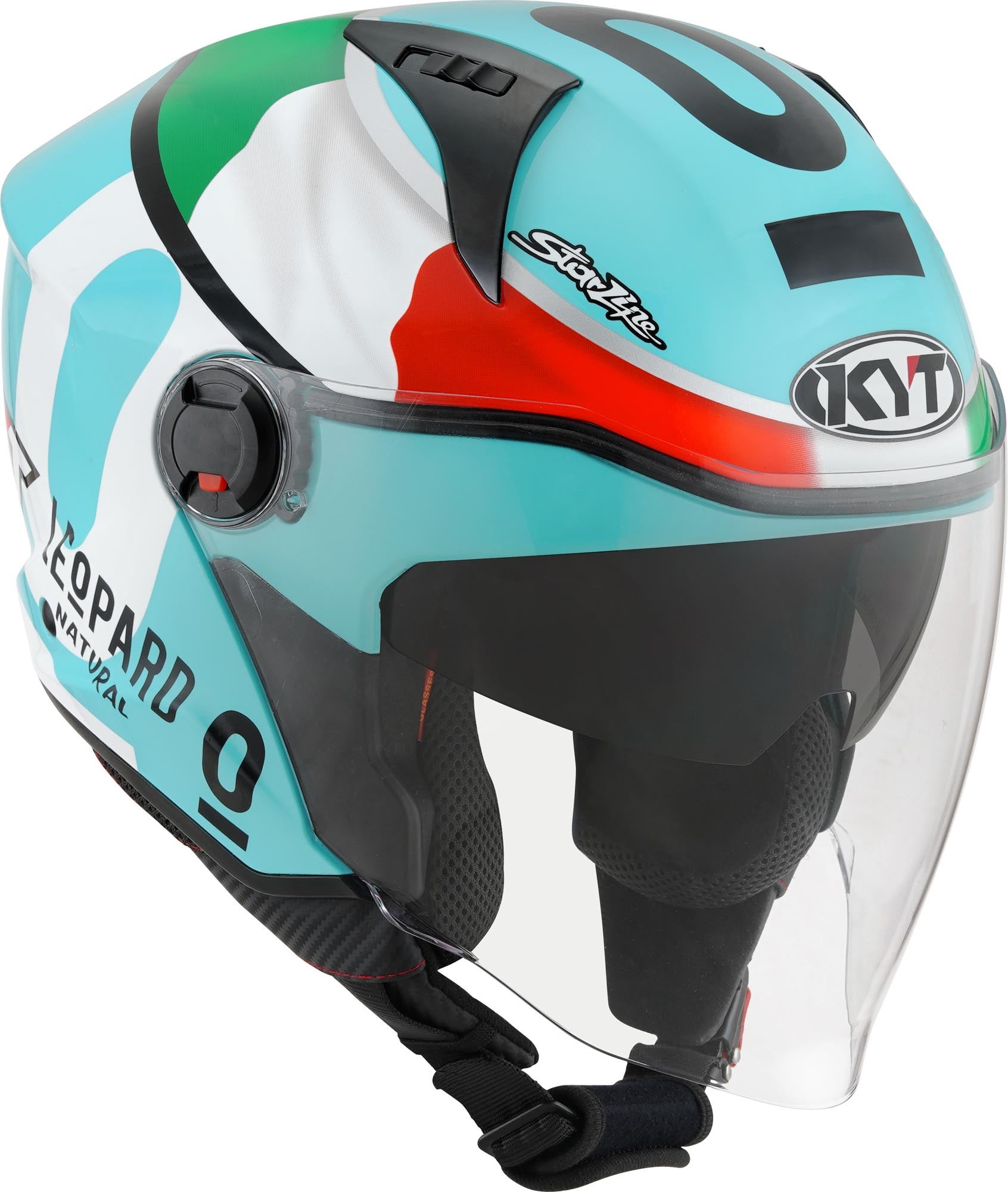 KYT D-City Leopard Replica 제트 헬멧 XS (53/54) 그림 7