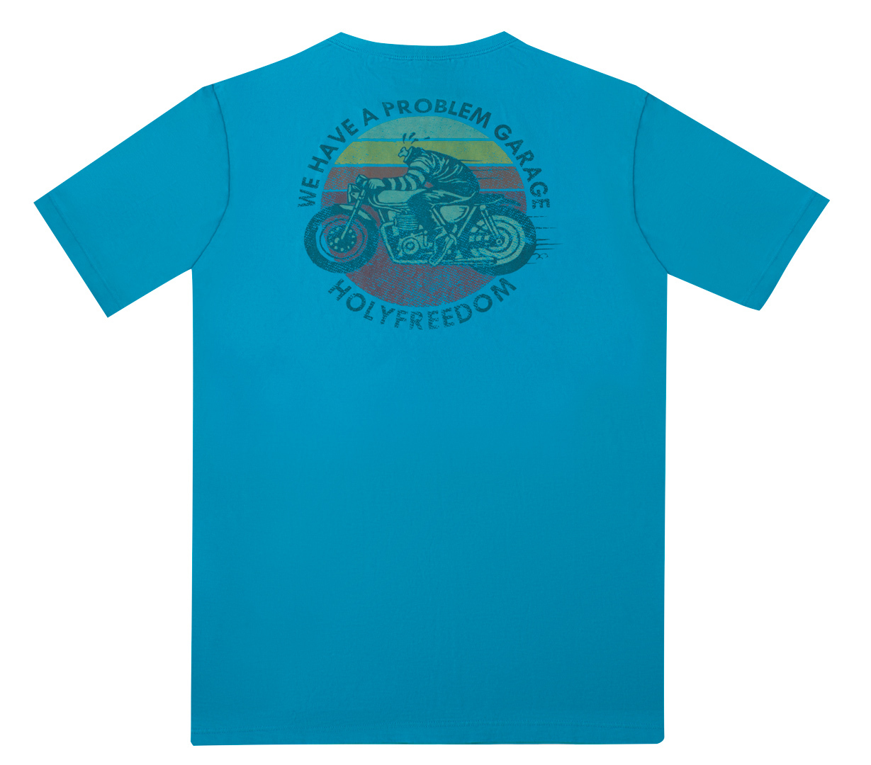 HolyFreedom L.A. Cyan Tricou M Figura 2