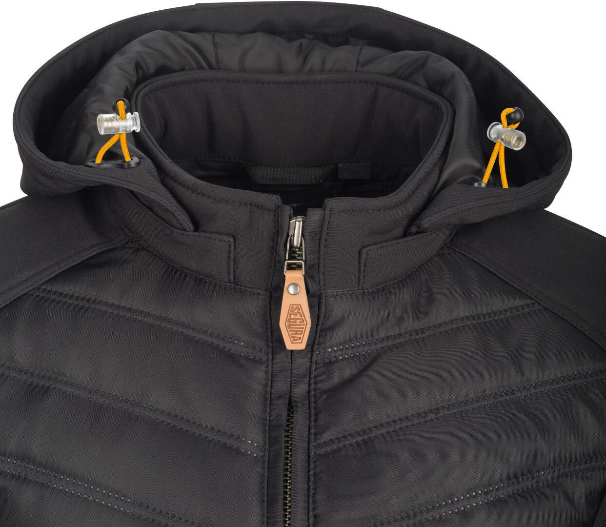 Segura Natcho 2 Motorcycle Textile Jacket black/yellow 4XL Figure 3