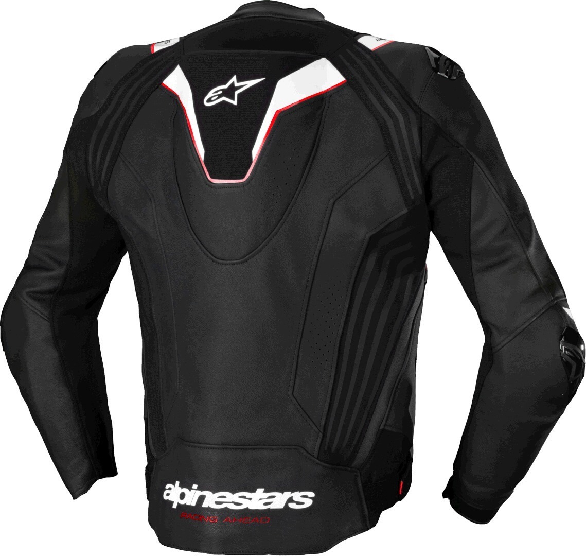 Alpinestars Missile Ignition V3 perforated Motorcycle Leather Jacket black/white 56 Figure 2