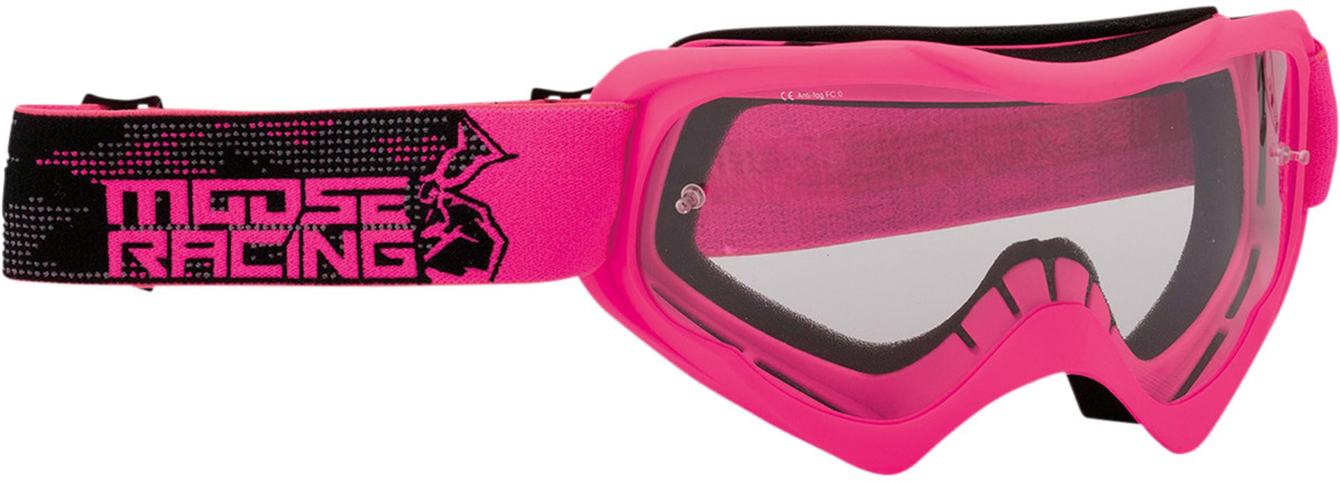 Moose Racing Qualifier Agroid Óculos de Motocross rosa Figura 1
