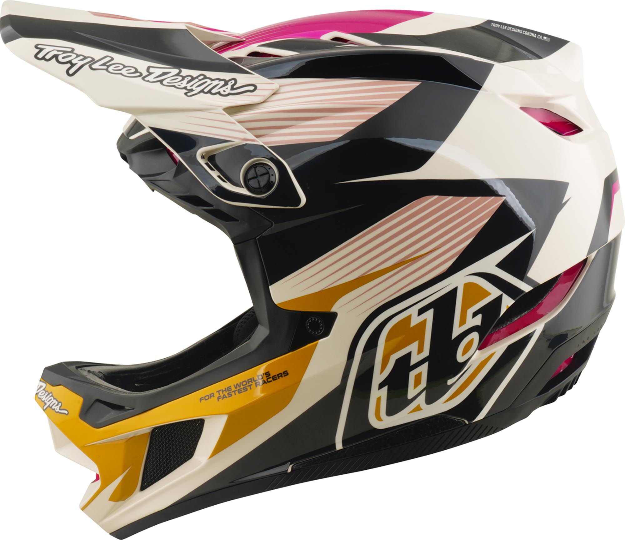 Troy Lee Designs D4 Polyacrylite MIPS Turbo Acid Casque de descente M (57/58) Figure 7