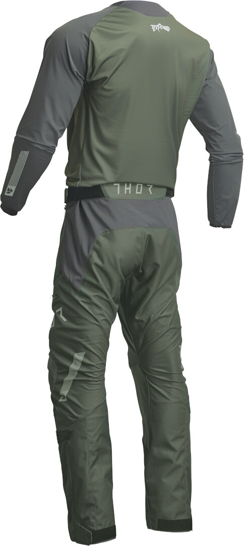 Thor Terrain Motocross trøje grøn/grå 3XL Figur 2