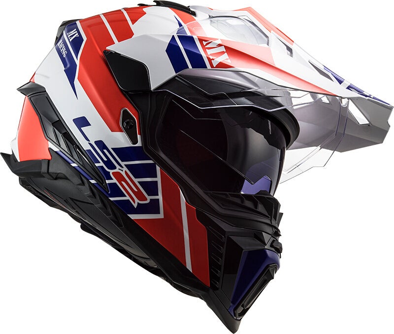 LS2 MX701 Explorer HPFC Atlantis Motocross Helmet white/red/blue XXL (63/64) Figure 5