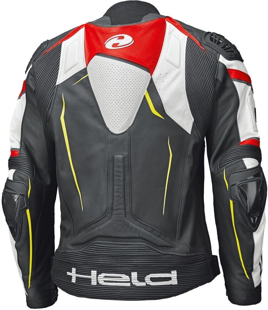 Held Safer II Motorcycle Leather Jacket black/white/red 110 Figure 2