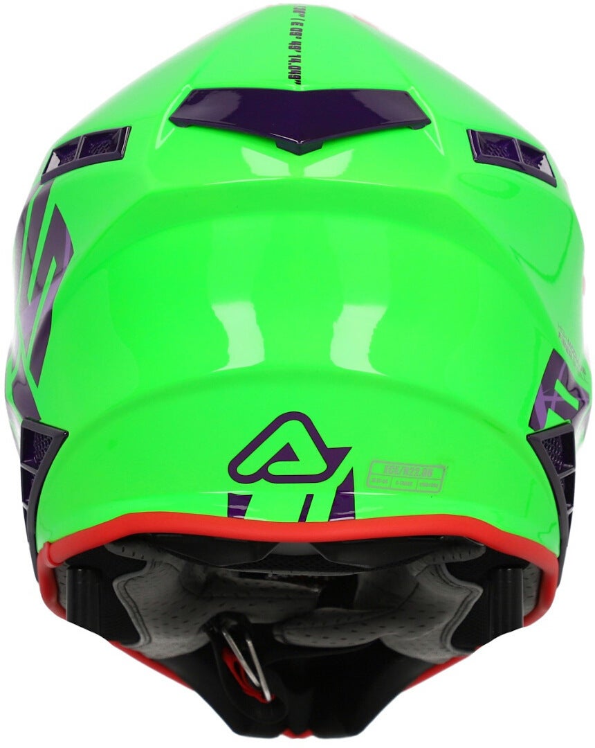 Acerbis X-Track 2024 Casque de motocross Blanc/Vert/Rouge S (55/56) Figure 4