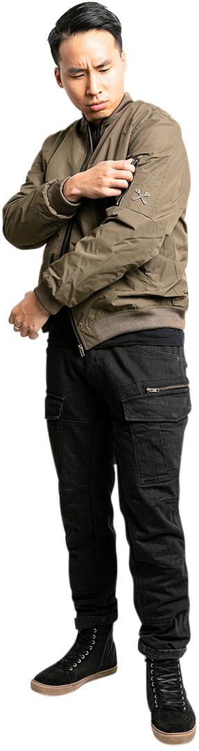 John Doe Defender Mono Motorcycle Textile Pants black 33 L34 Figure 22