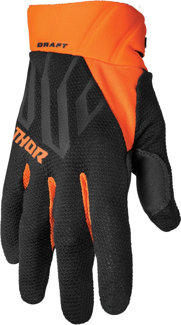 Thor Draft Lines Motocross Handschuhe schwarz/orange M Abbildung 1