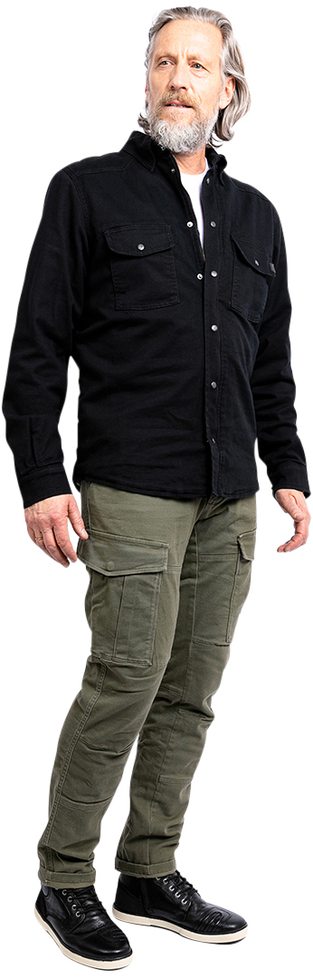 John Doe Stroker Cargo XTM Motorcycle Textile Pants olive 26 L34 Figure 11