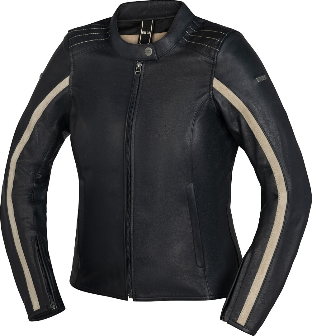 IXS Stripe Jaqueta de couro ladies motorcycle Artigo principal Figura 1