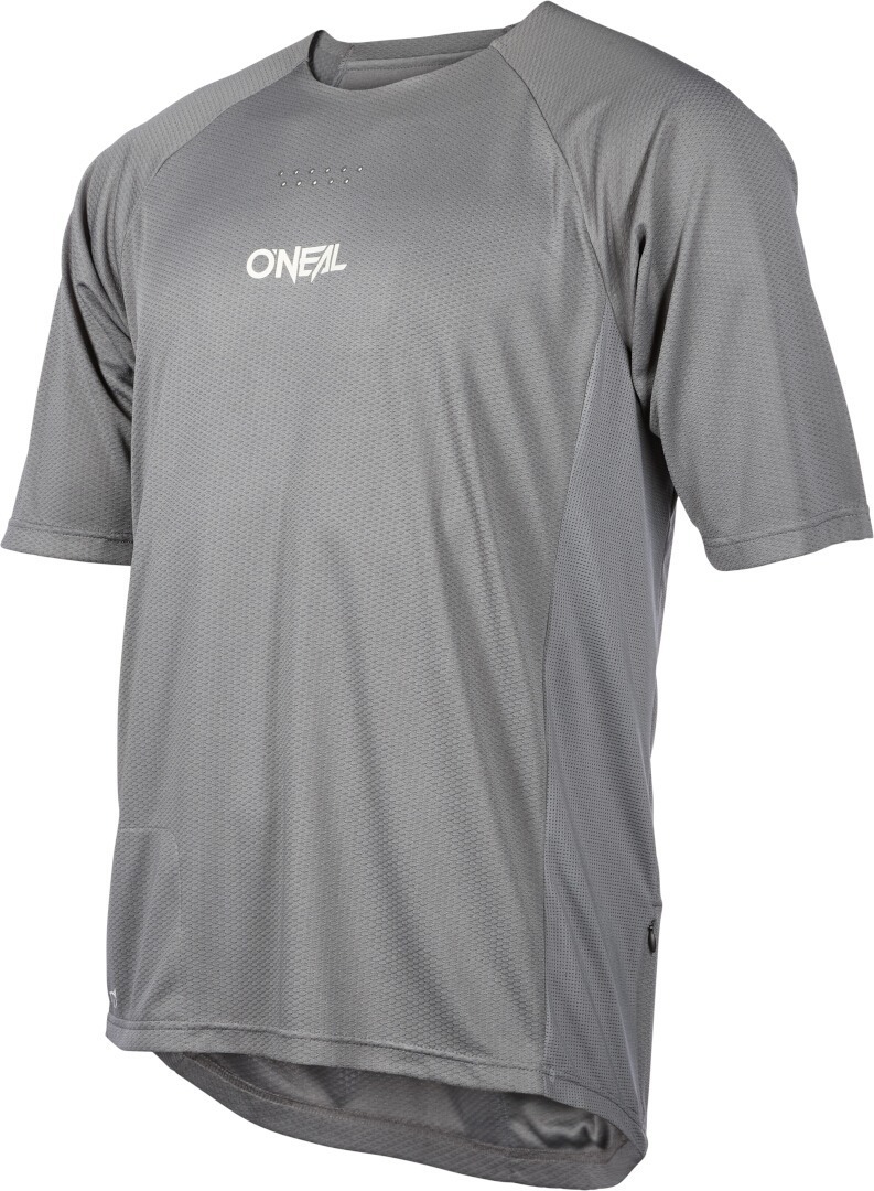 Oneal Men's Grey Pin It Short Sleeve Bicycle Jersey
