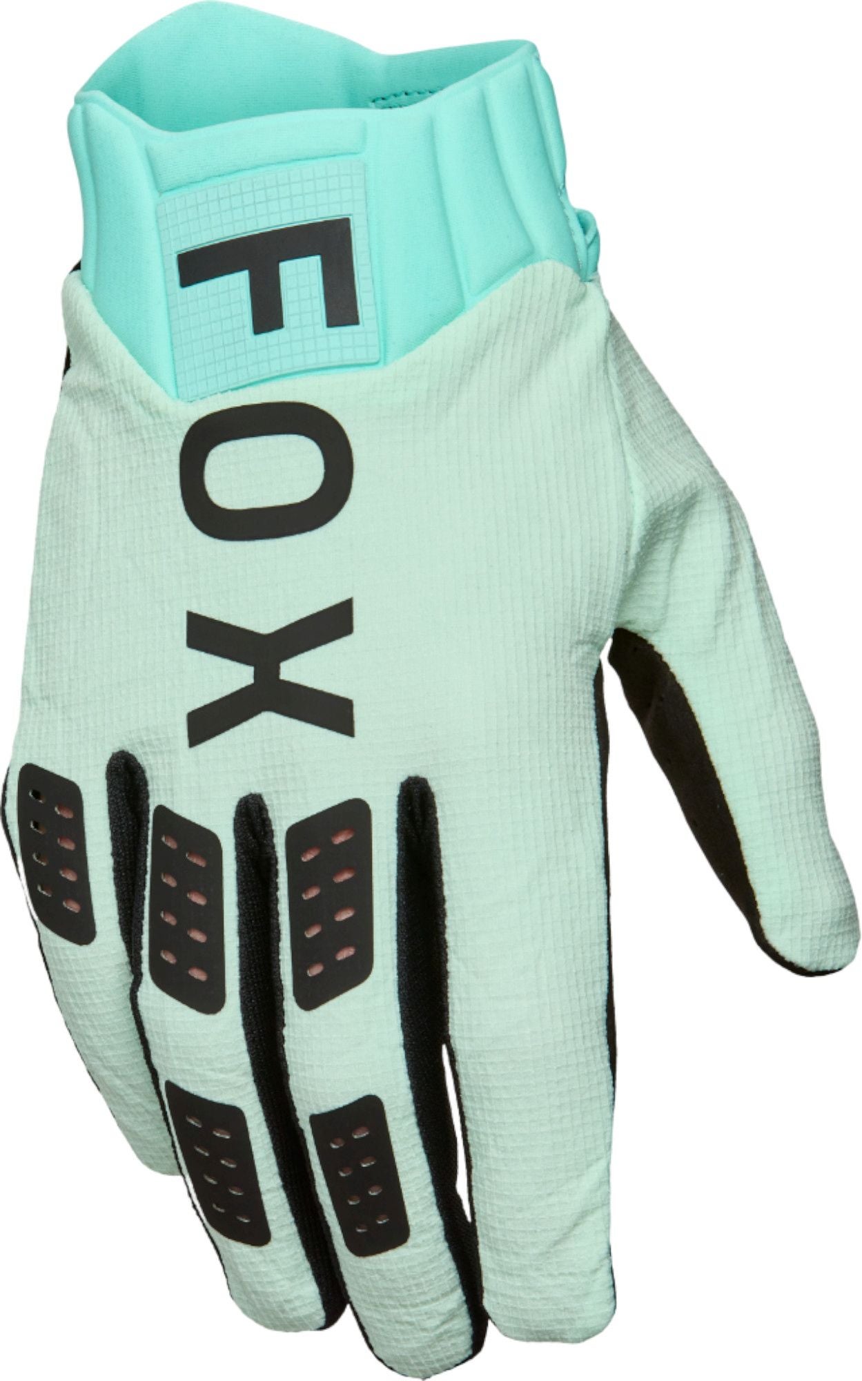 Fox Men's Turquoise/Black Flexair Motocross Gloves